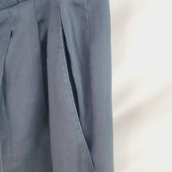 Whitham & Whyte Women's Black Dress Pants Pleated Front Straight Leg 14 (C-2) - Picture 6 of 10